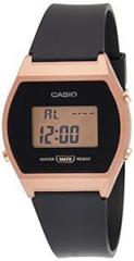 Casio Rubber Vintage Series Digital Rose Gold Dial Unisex Adult Watch Lw 204 1Adf