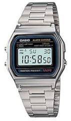 Casio Unisex 36.8 x 33.2 x 8.2mm Vintage COLLECTIONA 158WA 1Q Grey Dial Metal Watch D011 Not assigned, Not Assigned