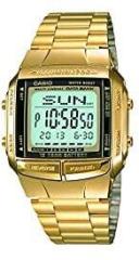 Casio Unisex Gold Dial Stainless Steel Digital Watch