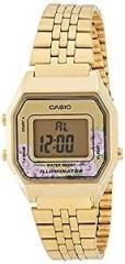 Casio Vintage Collection Digital Gold Dial Unisex Watch LA680WGA 4CDF D206