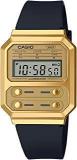 Casio Vintage Digital Gold Dial Unisex's Watch A100WEFG 9ADF