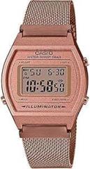 Casio Vintage Digital Rose Gold Dial and Watch Stainless Steel Unisex Watch B640WMR 5ADF D216