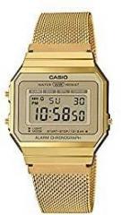 Casio Vintage Series Digital Gold Dial Unisex Watch A700WMG 9ADF D171