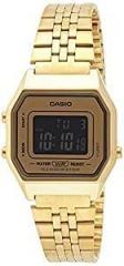 Casio Vintage Series Digital Gold Dial Women's Watch LA680WGA 9BDF D127