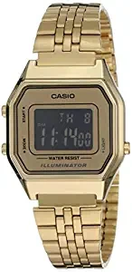 Casio Vintage Series Digital Gold Dial Women's Watch LA680WGA 9BDF