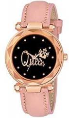 CERO Queen Dial Leathers Strap Analog Women and Girls Watch