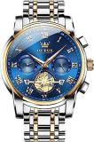 Chronograph Analogue Men's Luxury Watch Blue Dial