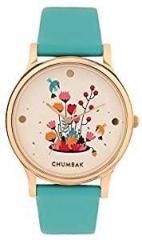 Chumbak Leafy Branches Wrist Watch Teal