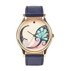 Chumbak Round Dial Analog Watch for Women|Aztec Cats Collection| Solid Vegan Leather Strap|Gifts for Women/Girls/Ladies |Stylish Fashion Watch for Casual/Work