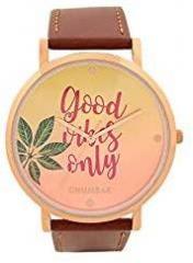 Chumbak Teal by Chumbak Good Vibes Only Wrist Watch