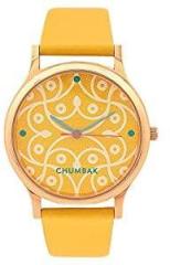 Chumbak Teal by Chumbak Pixel Blossom Wrist Watch Yellow