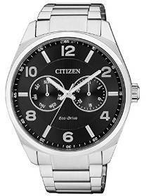 Citizen Eco Drive Analog Black Dial Men's Watch AO9020 50E
