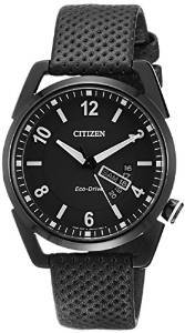Citizen Eco Drive Analog Black Dial Men's Watch AW0015 08E