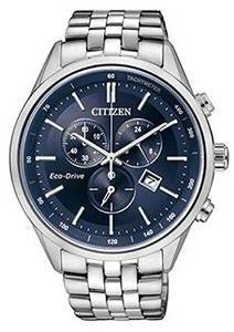 Citizen Eco Drive Analog Blue Dial Men's Watch AT2140 55L
