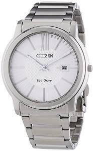Citizen Eco Drive Analog White Dial Men's Watch AW1210 58A