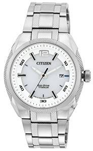 Citizen Eco Drive Analog White Dial Men's Watch BM6901 55B