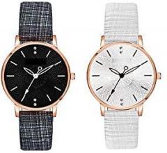 CLOUDWOOD Special Super Quality Analog Watches Combo Look Like Preety for Girls and Womne Pack of 2 MT312 313