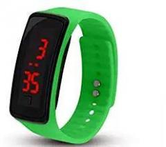 Cospex Cospex Stylish Silicone Bracelet LED Digital Unisex Led Watch Looks Like Fitness Band
