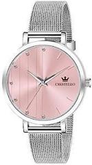 CRESTELLO L103 Steel Chain Analog Wrist Watch for Women