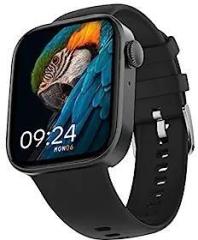 CrossBeats Ignite GRIT Smart Watch, 1.83 AMOLED Display with Advanced Bluetooth Calling, Rotating Crown, AI Health Sensors, 150+ Sports Modes, 250+Watch Faces, in Built Games, 15 Days Battery Black