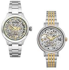 Earnshaw Baron & Nightingale Analog Silver Dial Unisex's Watch ES 8229 SET 04