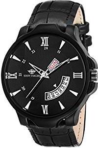 Eddy Hager Black Day and Date Men's Watch EH 145 BK
