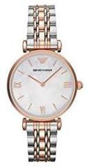 Emporio Armani Gianni T b Analog Mother of Pearl Dial Women's Watch AR1683