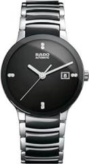 Entiq RAD0 R30934712 Centrix Black dial Ceramic Bracelet| Luxury True Swiss| Watch for Men |Unisex|.