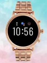 esportic Gen9 Newly Launched Rosegold Strap With Big Black Dial Watch, 1.2 inch Dial Display Smart Watch, Bluetooth Calling, Health Suite, Voice Assistance All Day Activity Track Steps, Distance, Calories.