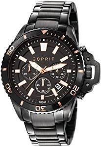 Esprit Mack Chronograph Black Dial Men's Watch ES107511003
