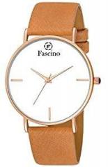 Fascino FCW 1413 CP Men's Watch Tan Colored Strap
