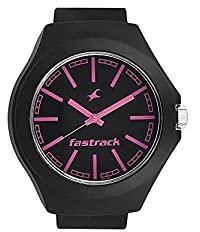 Fastrack Analog Black Dial Unisex Adult Watch NG38004PP05W