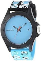 Fastrack Analog Blue Dial Unisex Adult Watch 68013PP01
