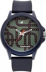 Fastrack Analog Green Dial Unisex Adult Watch 38024PP50