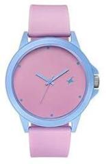 Fastrack Analog Pink Dial Unisex's Watch 38024PP66W