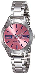 Fastrack Analog Pink Dial Women's Watch 6153SM02