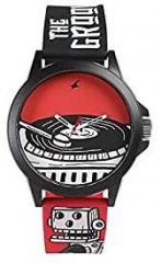 Fastrack Analog Red Dial Unisex Adult Watch 38024PP43