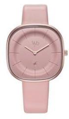 Fastrack Analog Rose Gold Dial Women's Watch FV60038WL01W
