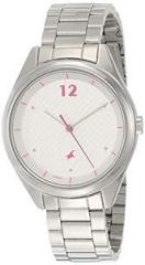 Fastrack Analog Silver Dial Women's Watch 6215SM01/NP6215SM01