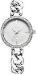 Fastrack Analog Silver Dial Women's Watch FV60026SM01W