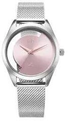 Fastrack Analog Silver Dial Women's Watch FV60031SM01W