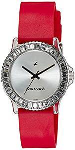 Fastrack Analog Silver Dial Women's Watch NE9827PP08J