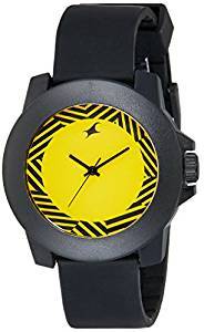 Fastrack Analog Yellow Dial Unisex Watch 38021PP07CJ