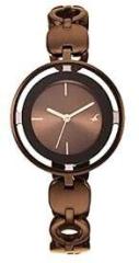 Fastrack Brown Dial Analog Watch For Women NR6237QM01