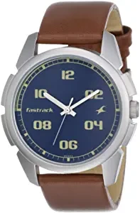 Fastrack Casual Analog Blue Dial Men's Watch NM3124SL02/NN3124SL02