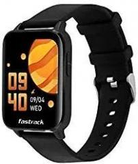 Fastrack Fastrack Reflex Curv Smartwatch with 1.69 inch 2.5D Curved Display, SpO2, Women Health and Body Temperature Monitor, 20+ Sports Mode, IP68 Water Resistance & Upto 7 Days Battery Life 38073AP01 Ebony Black