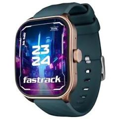Fastrack FS1 Pro Smartwatch|1.96 inch Super AMOLED Arched Display with High Resolution of 410X502|Singlesync BT Calling|Nitrofast Charging|110+ Sports Modes|200+ Watchfaces