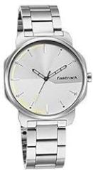 Fastrack Men Metal Casual Analog Silver Dial Watch 3254Sm01/Nr3254Sm01, Band Color Silver