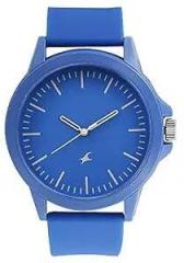 Fastrack Mens Analogue Blue Dial Watch 38024PP27_Blue_Free Size/38024PP27
