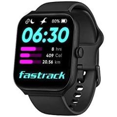 Fastrack New Limitless FS1 Smart Watch|Biggest 1.95 inch Horizon Curve Display|SingleSync BT Calling v5.3|Built in Alexa|Upto 5 Day Battery|ATS Chipset with Zero Lag|100+ Sports Modes|150+ Watchfaces